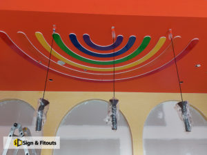 3D sign, Acrylic signage, wall sign