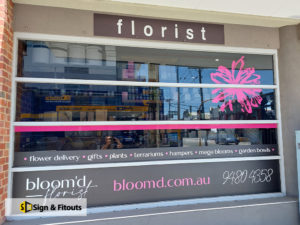 Window graphics, window decals, window sign