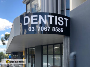 Panel sign, Business sign, shop signage