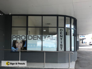 Window frosting, privacy window film, window sign