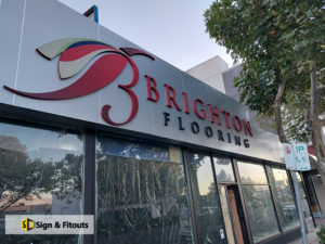 3D sign, Acrylic signage, Shop sign