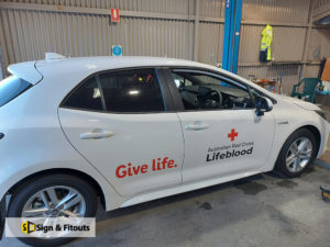 Car sticker sign, Vehicle signage, Vinyl lettering, car branding