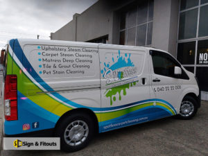 Car wrap, car graphics, vehicle signage, Van signage