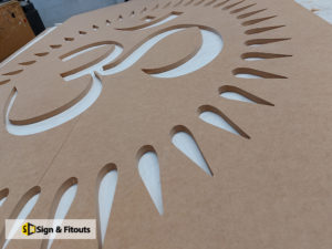 cnc cut sign, Custom sign, Business sign