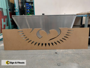 cnc cut sign, Custom sign, Business sign