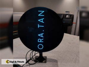 light box sign, illuminated sign, custom sign