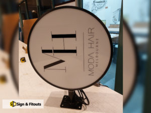 light box sign, illuminated sign, custom sign