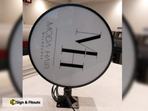 light box sign, illuminated sign, custom sign