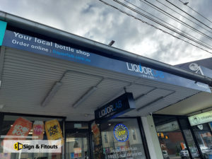 panel sign, shop sign, shop fascia sign, Business sign