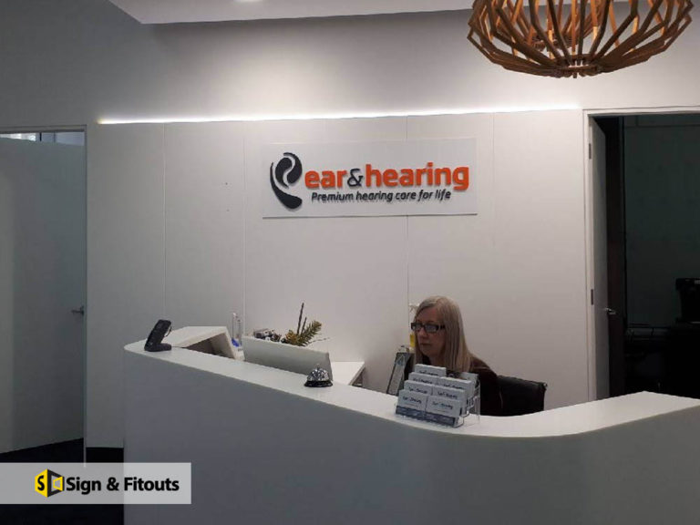 3D sign, Acrylic signage, Reception sign