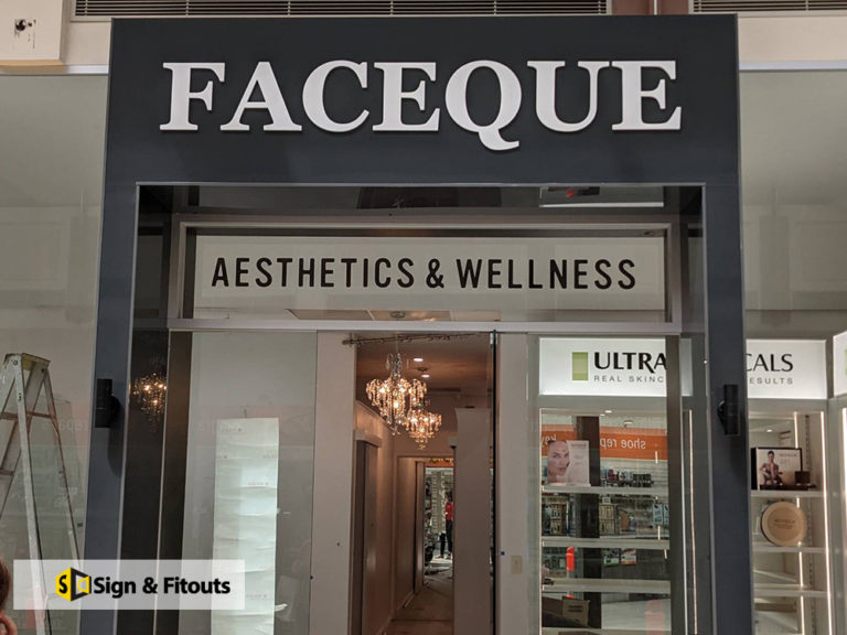 3D sign, Acrylic signage, Shop sign