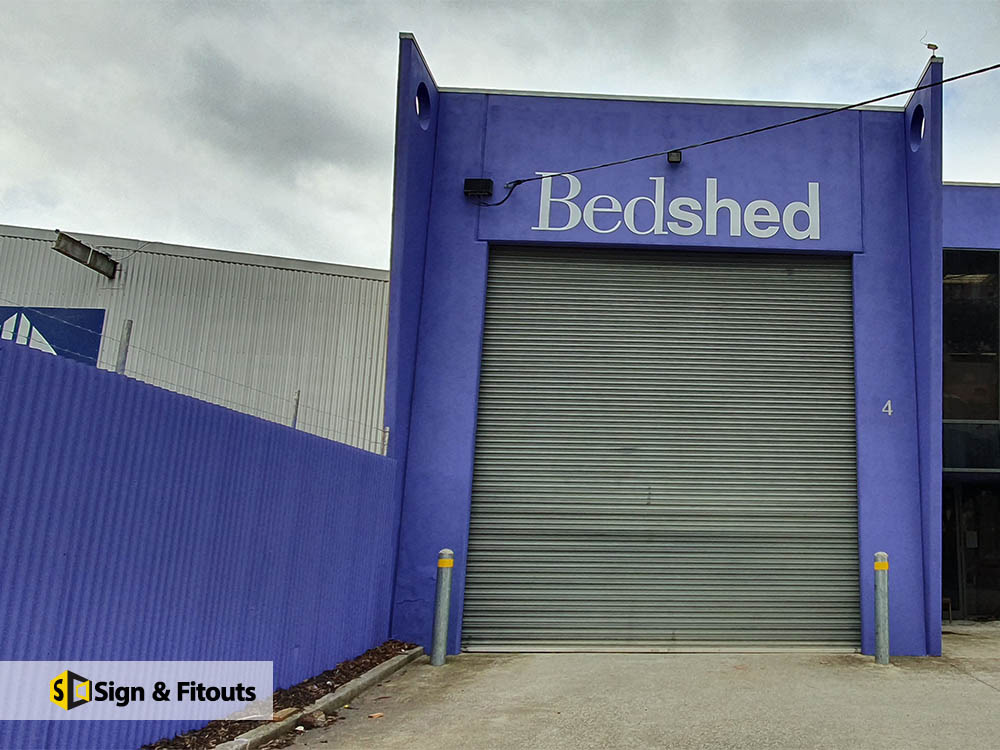 Factory sign, 3D sign, Building sign