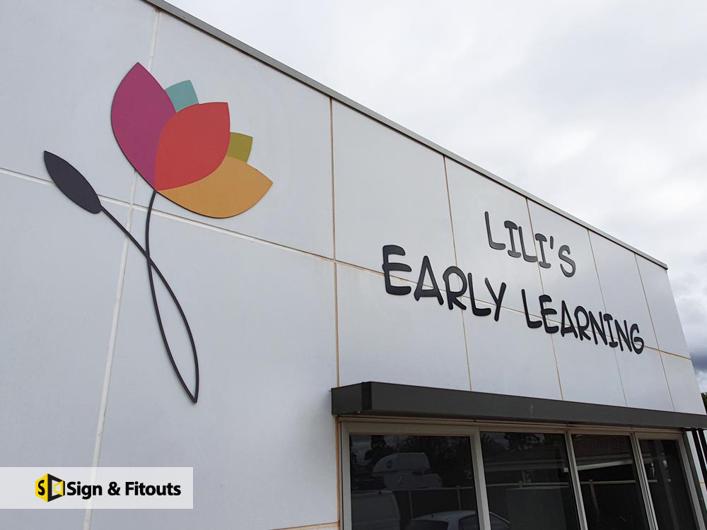 3D letter sign, Fascia sign, Building sign