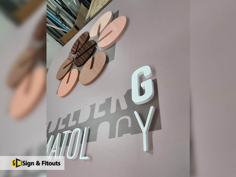 3D letter sign, Acrylic signage, sign fabrication