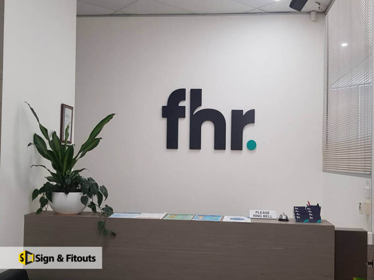 3D sign, Acrylic signage, Reception sign