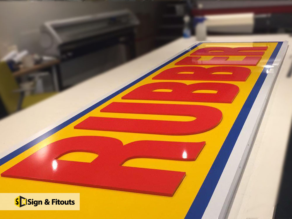 3D letter sign, acrylic sign, fabricated sign
