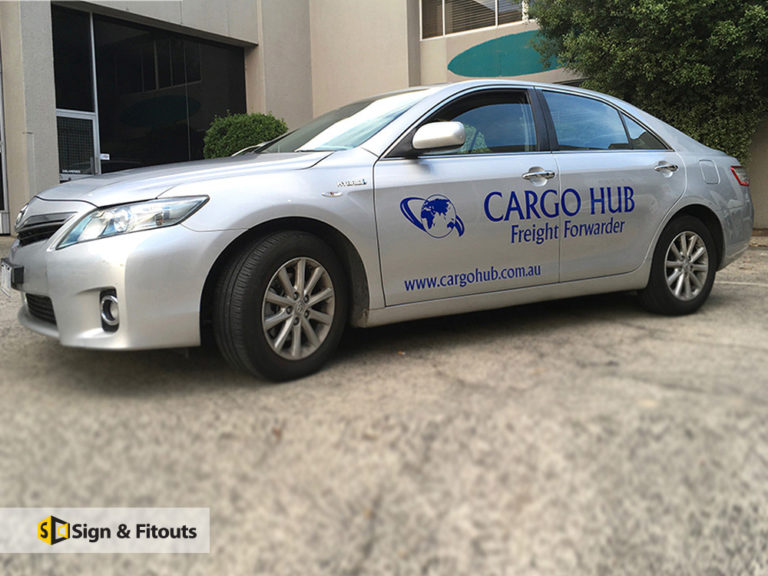 car stickers, car graphics, vehicle signage