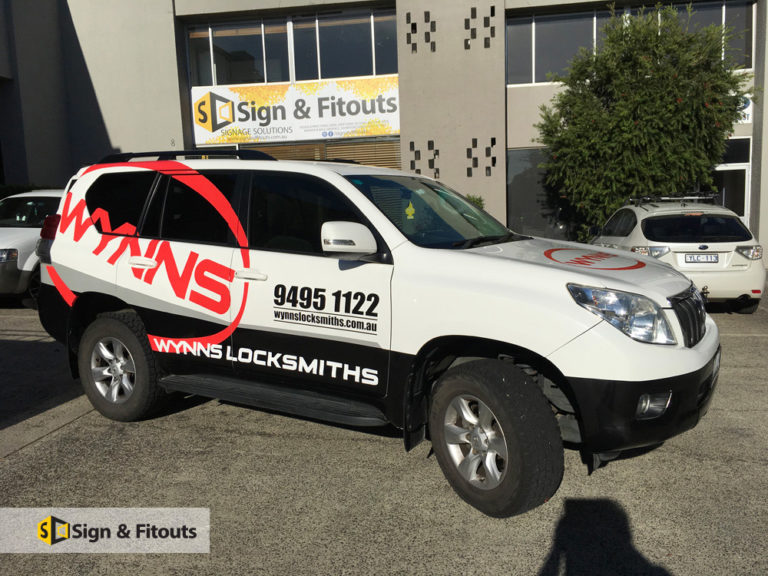 Car sticker sign, Car wrap sign, Car graphics