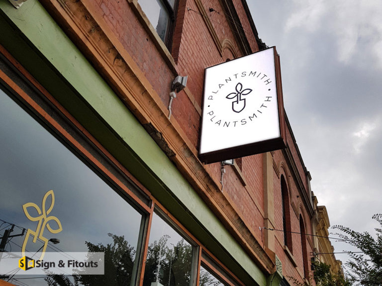 shop sign, Light Box sign, Melbourne, Rectangular Light Box Sign