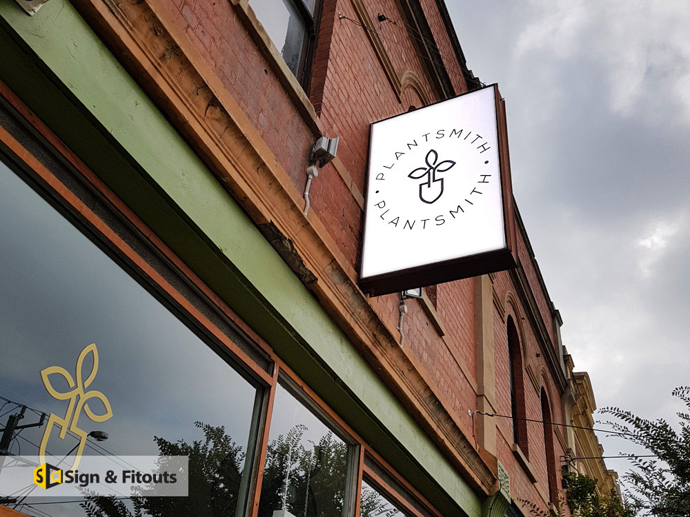 shop sign, Light Box sign, Melbourne, Rectangular Light Box Sign
