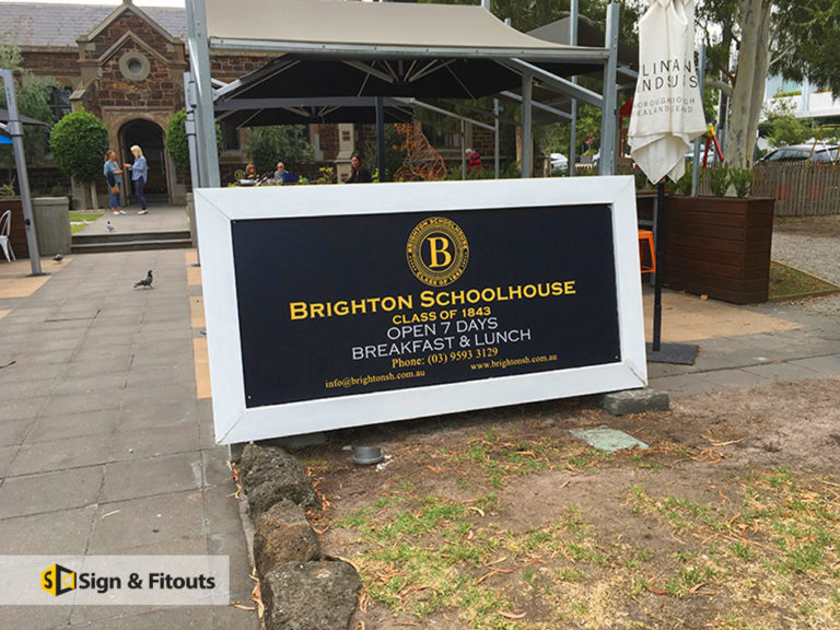 Business sign, Yard sign