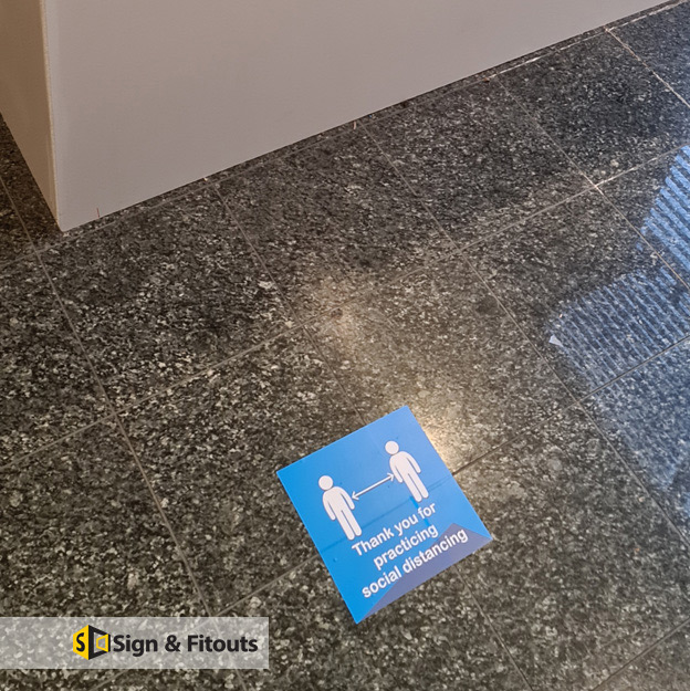 Social Distancing Floor Graphic - Image 2