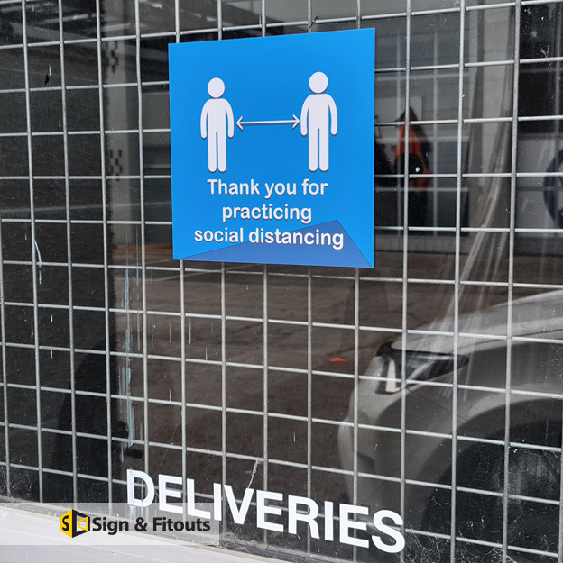 Social Distancing Window Sign - Image 3