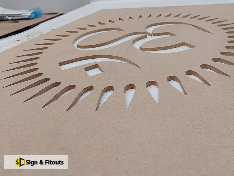 cnc cut sign, Custom sign, Business sign