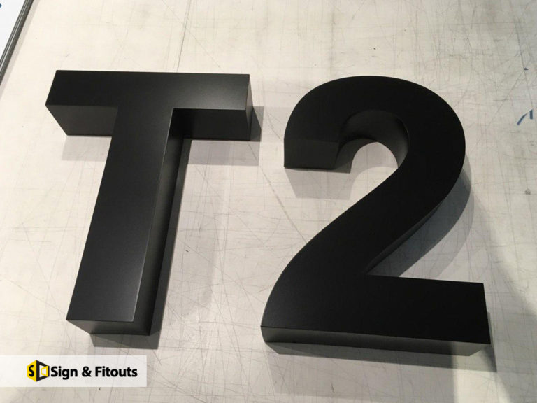 Fabricated sign, 3D letter sign, Acrylic sign