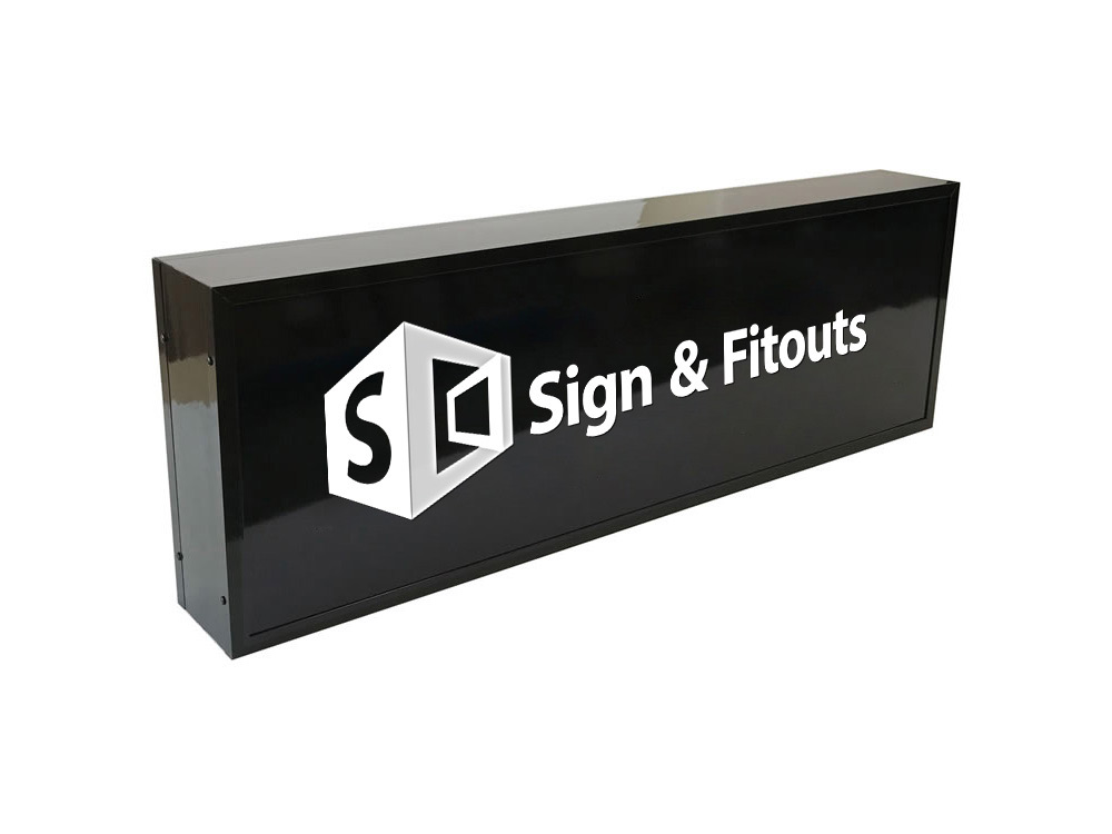 Rectangular Sign Dark- Signage Melbourne - Custom sign - Sign maker - Sign writing - Sign and Fitouts