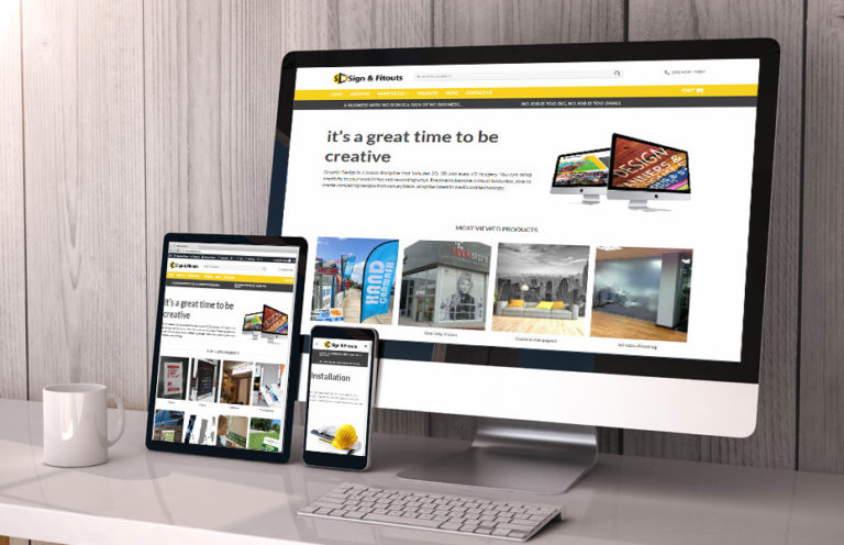 Sign And Fitouts new website