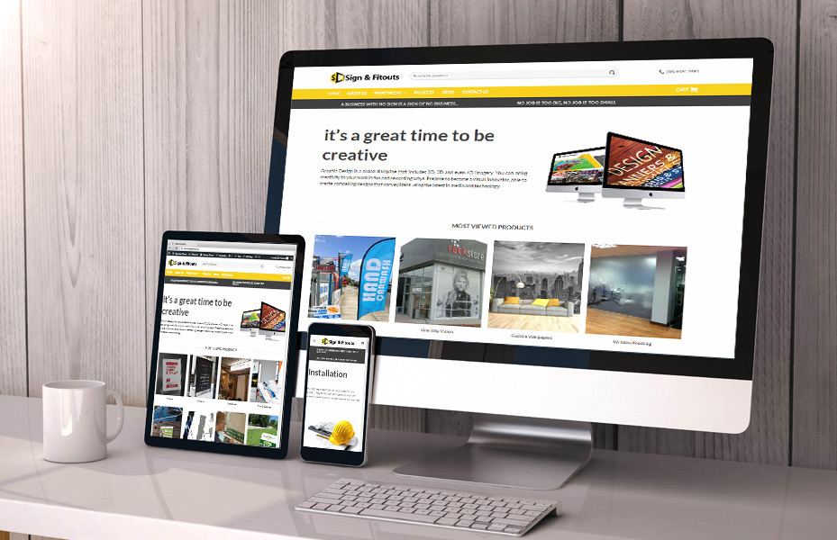 Sign And Fitouts new website