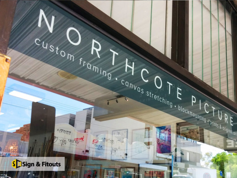 Window sign, window graphics