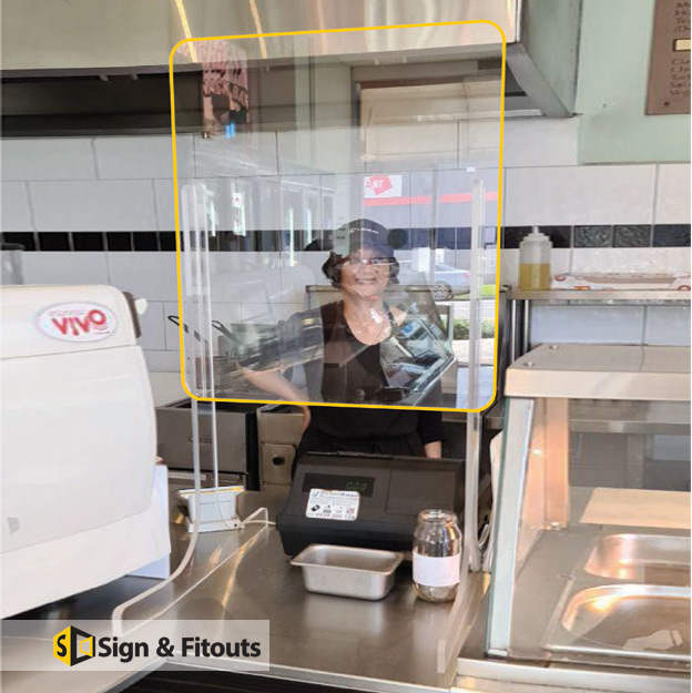 Social Distancing Point of Sales Shield - Image 2