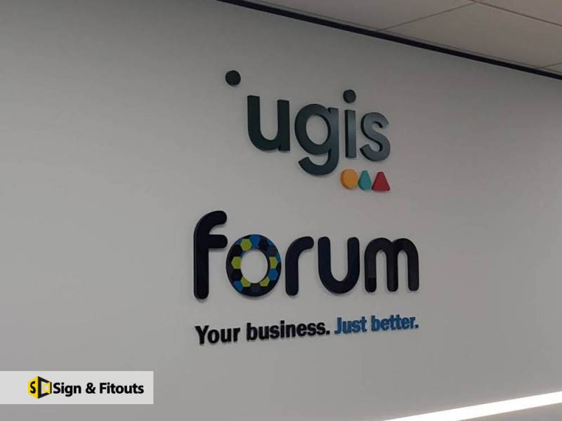 3D sign, Acrylic sign, reception sign