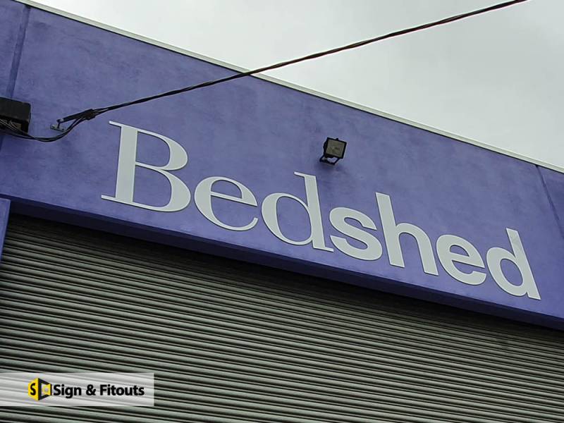 Factory sign, 3D sign, building sign