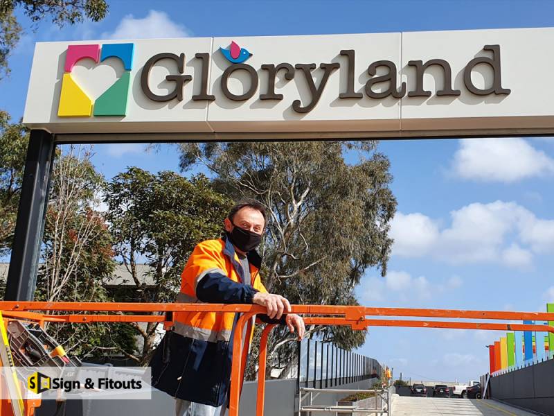 Custom sign, 3D letter signage, Acrylic sign