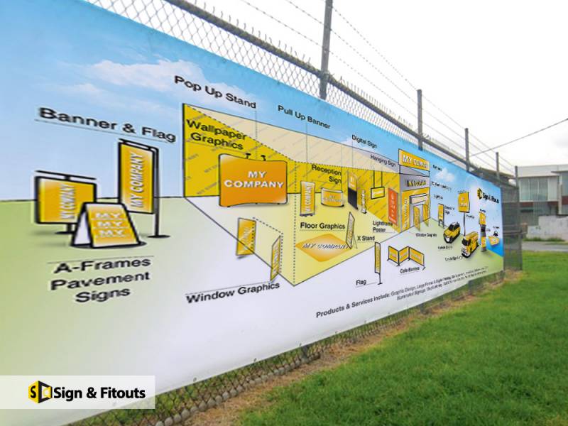 Rectangle vinly banners Preston