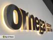 3D illuminated reception sign