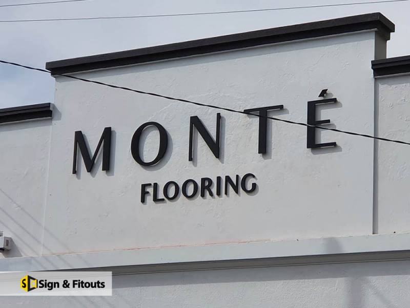 3D sign, Building sign, Fascia sign