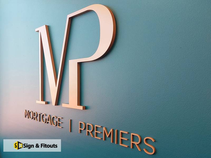 3D sign, Acrylic signage, Reception sign