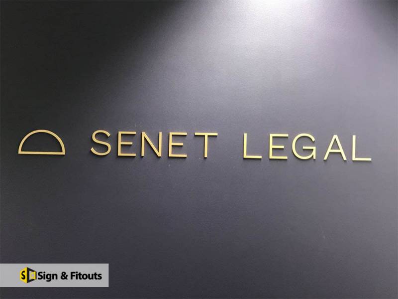 3D sign, Acrylic signage, Reception sign