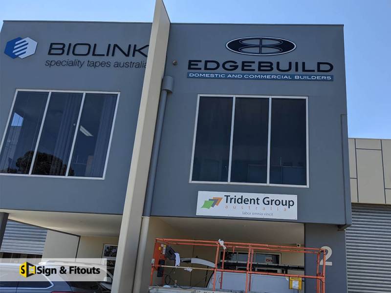 3D letter sign, Custom sign, Building sign