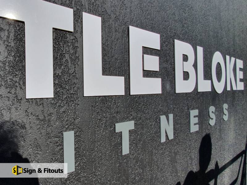 3D sign, Acrylic signage, Building sign