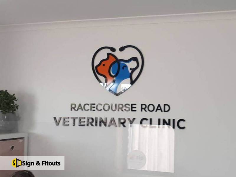 3D sign, Acrylic signage, Reception sign