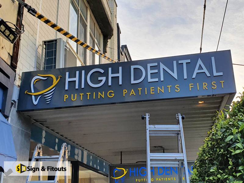 3D sign, Acrylic sinage, shop signage