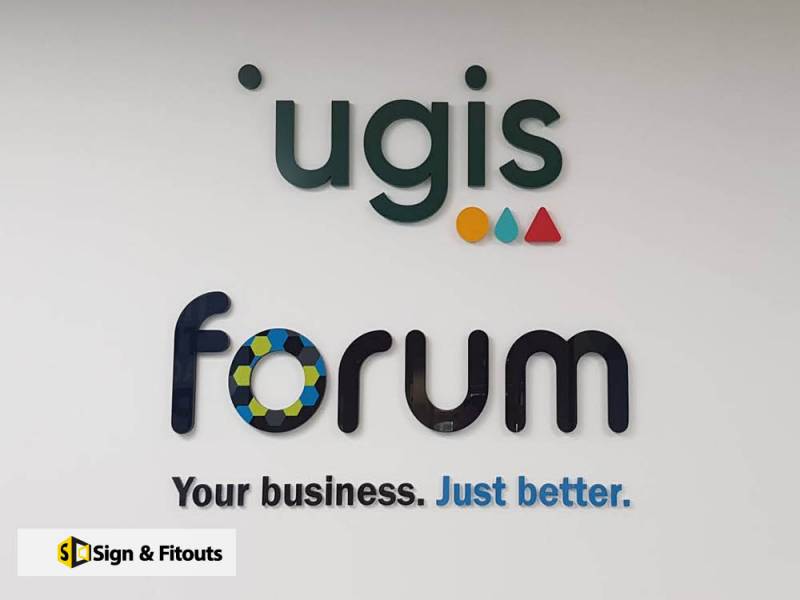 3D letter sign, Acrylic sign, Reception sign